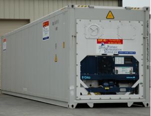 Outside of Refrigerated Container
