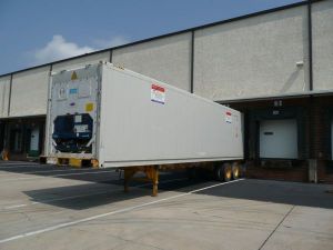 Outside View of Refrigerated Trailer