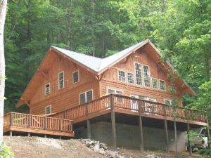 Manestay Red River Gorge Rental Cabin Exterior View