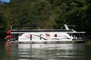 Dale Hollow Lake Houseboat Full View for Rent in Tennessee