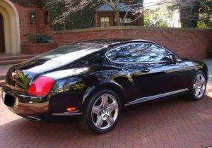 California Bentley GT Coupe Rental