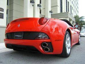 Los Angeles Ferrari Convertible For Rent - Back of Car