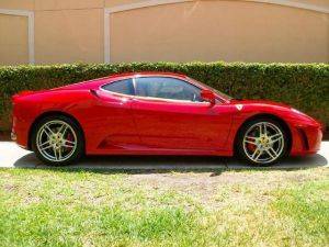 Los Angeles F430 Coupe Ferrari For Rent - Side View
