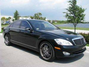 Los Angeles S550 Mercedes-Benz For Rent -Side View