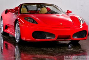 Red Ferrari Spider Rental Available