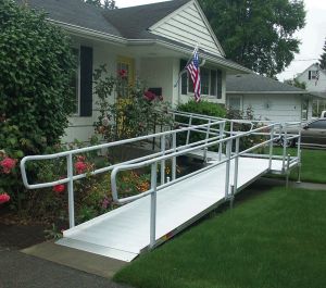 Modular Ramp With Handrails