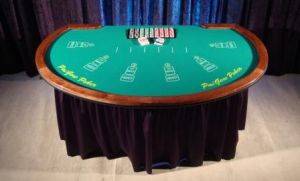 Paigow Poker Table for Rental in Ohio