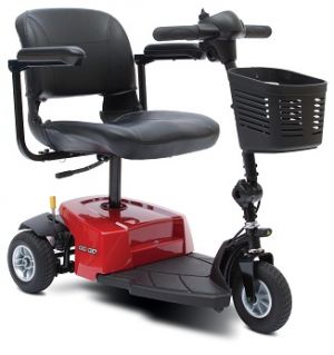 Mobility Scooter With Red Base