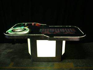San Antonio Lighted Roulette Table For Rent in Texas