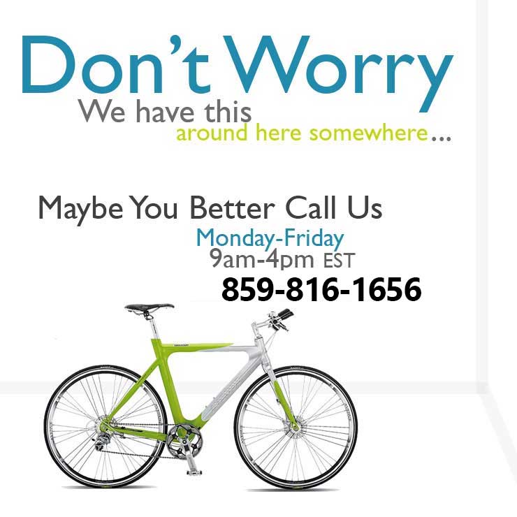 Call us for Bicycle Rentals