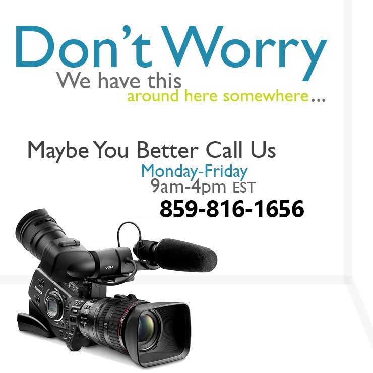 Call us for Broadcast Rentals