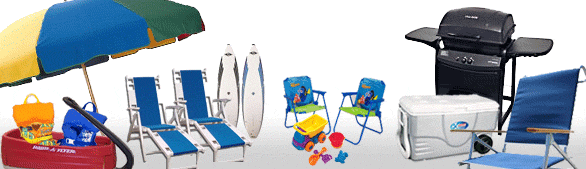 Beach Equipment for Rent