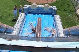 Inflatable wet slide rental Columbus Ohio