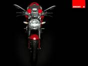 Ducati Monster 696 Motorcycle Front View