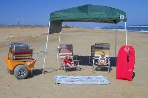 EZ Up Cabana For Rent-North Carolina Vacation Gear