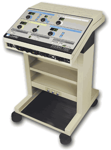 Conmed System 7550 Electrosurgical Unit on rolling cart