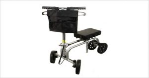 Knee Walker With Front Carry Pouch