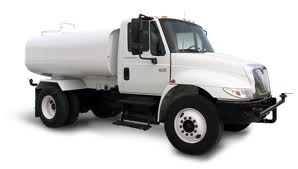 construction water truck with 2000 gallon tank