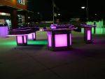 Lighted Dallas Poker Table Rentals