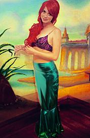 Ariel, little mermaid - Real Face