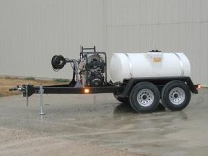 500Gallon Capacity Trailer Mounted Pressure Washer