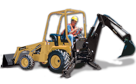 Allmand TLB 220 Compact Tractor Backhoe Loader